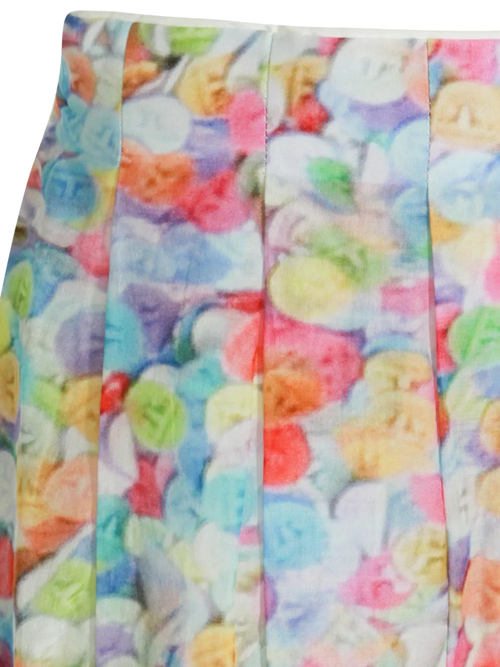  Talking Walls Falda Lily Con Estampado De Confeti - Blanco 