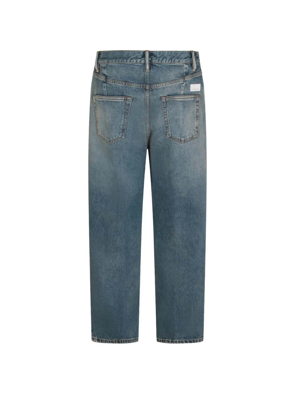 Nine In The Morning Jeans met vervaagd effect Blauw