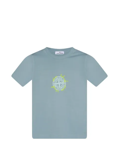 Stone Island Junior Compass One logo-print T-shirt
