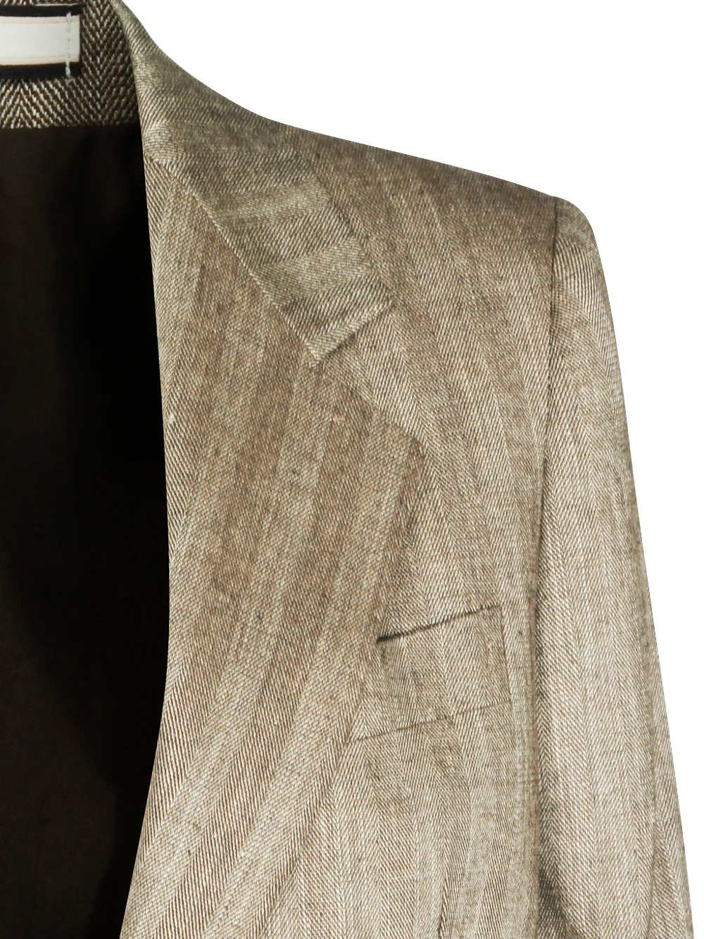 Tagliatore Pak met visgraat patroon Beige