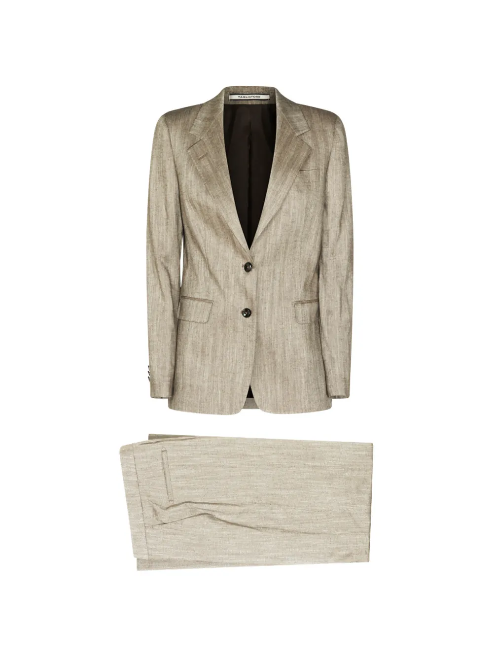 Tagliatore herringbone-pattern suit - Toni neutri