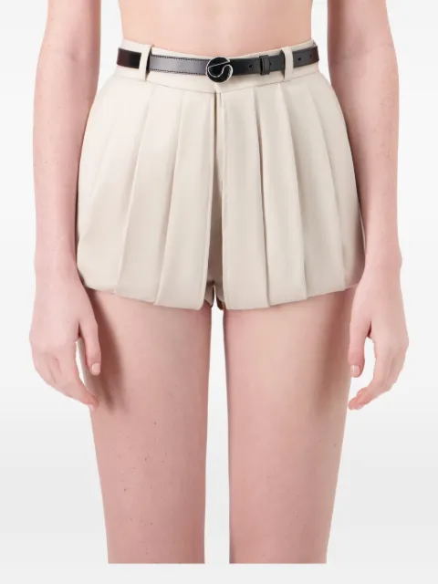 Coperni pleated wool shorts