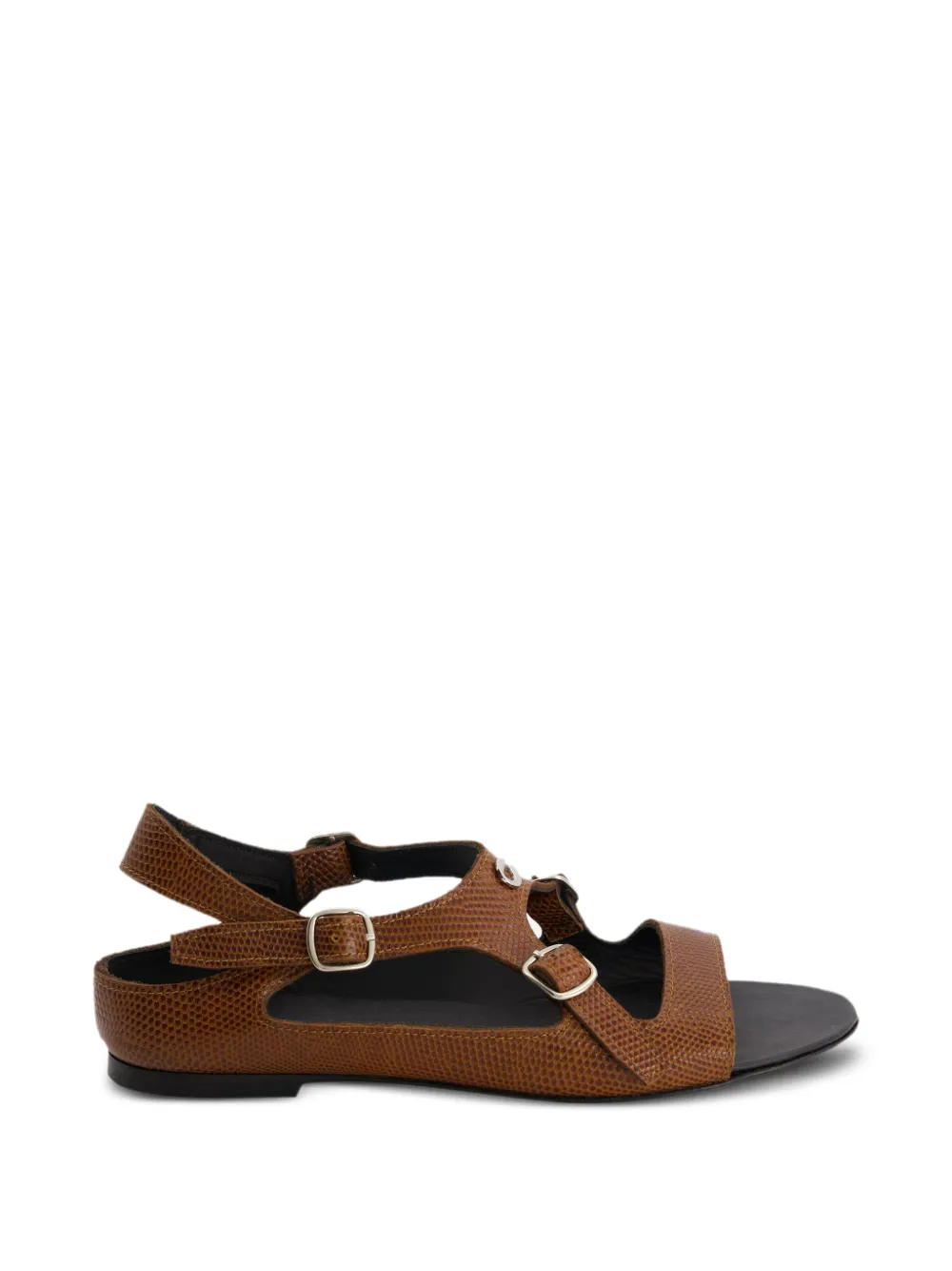 Coperni logo-plaque buckled sandals Bruin
