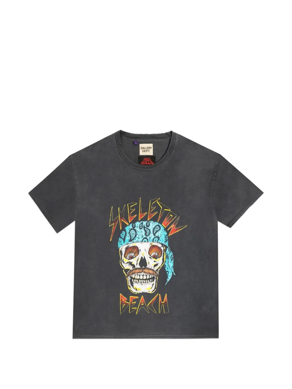GALLERY DEPT. Skeleton Beach cotton T-shirt - Nero