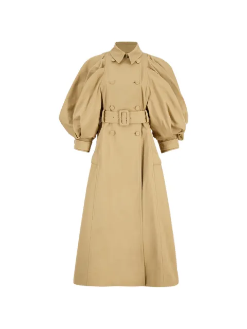 Gabriela Hearst Aeon puff-sleeve trench coat