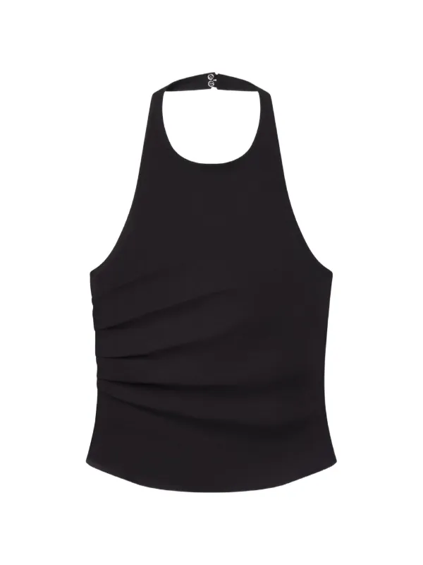 A.L.C. Sylvie Halterneck Top in Black