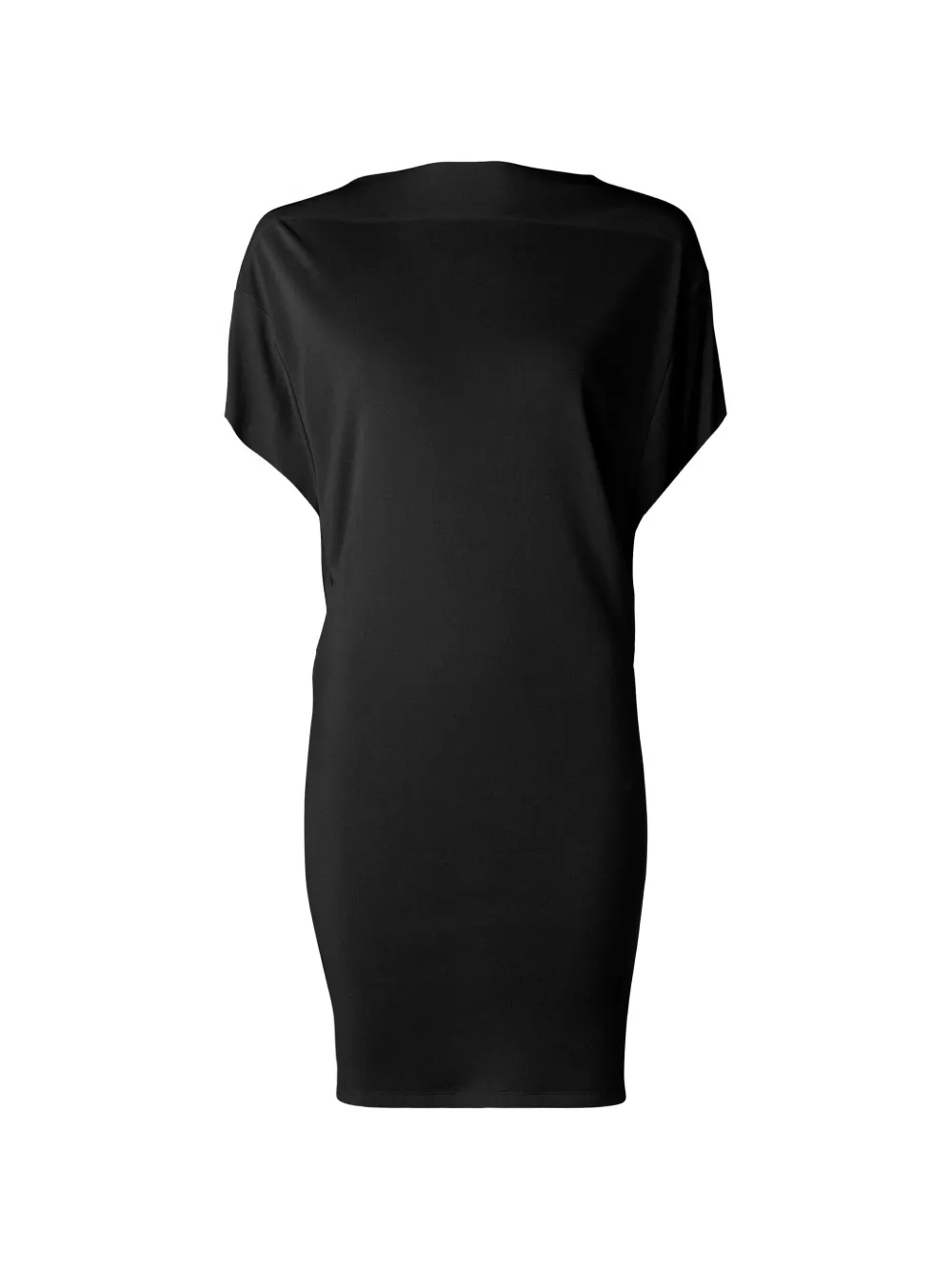 Jacquemus Mistral draped-back mini dress - Nero