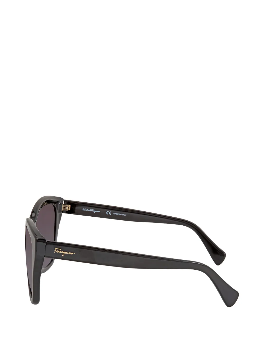 Ferragamo Zonnebril met cat-eye montuur Zwart
