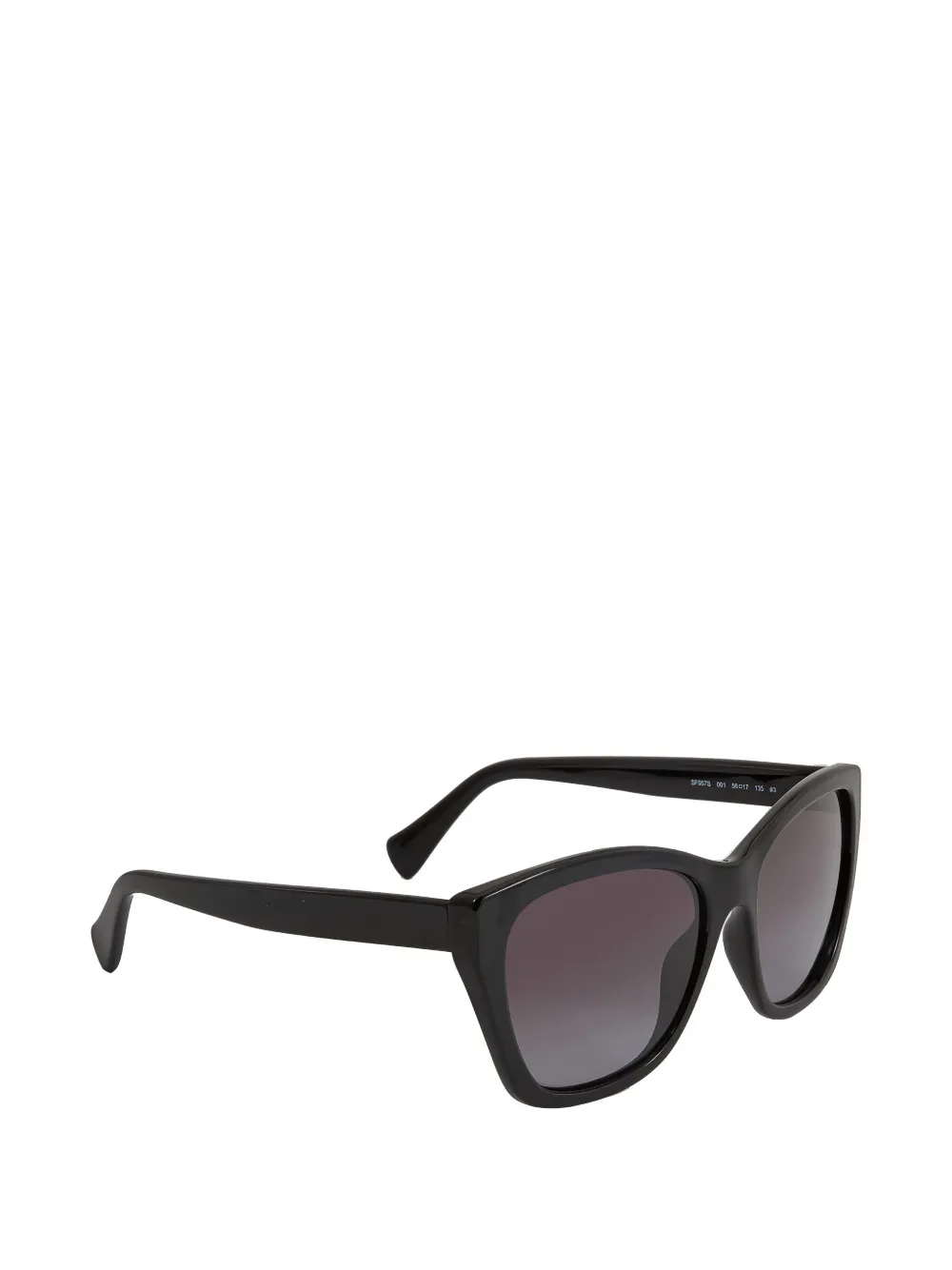 Ferragamo Zonnebril met cat-eye montuur Zwart