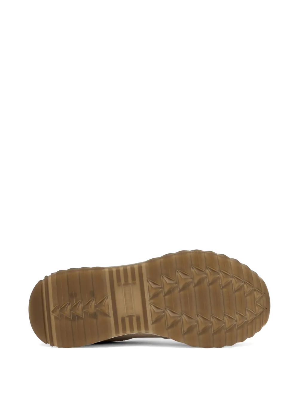 GUESS USA perforated logo-lettering sneakers Beige