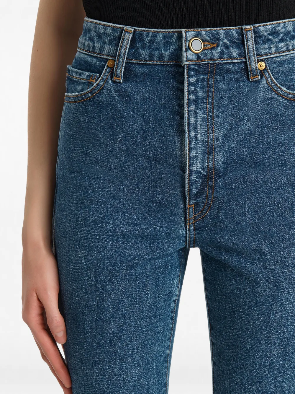 KHAITE Daria jeans Blauw
