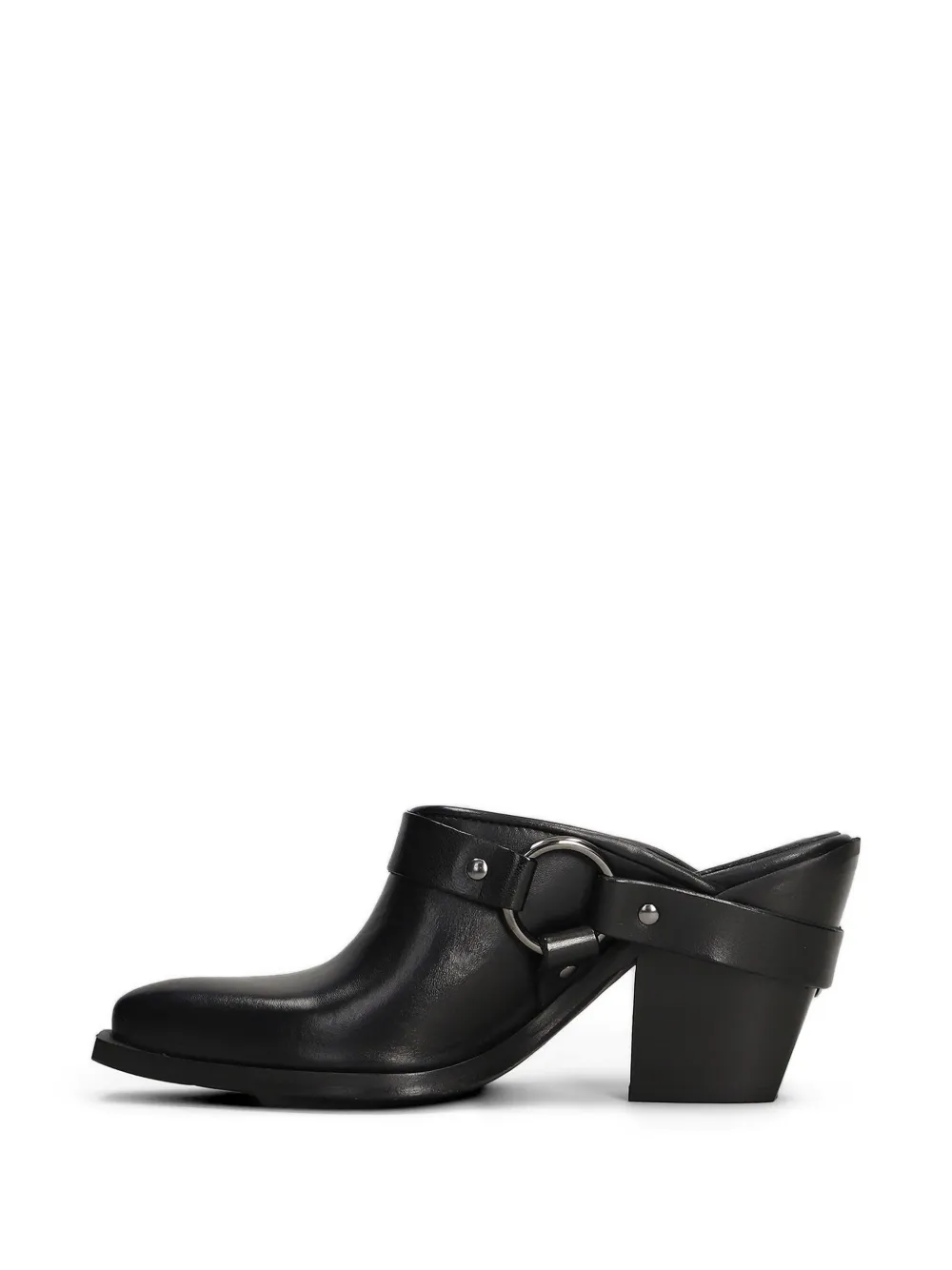 Metisse buckle-strap mules Zwart