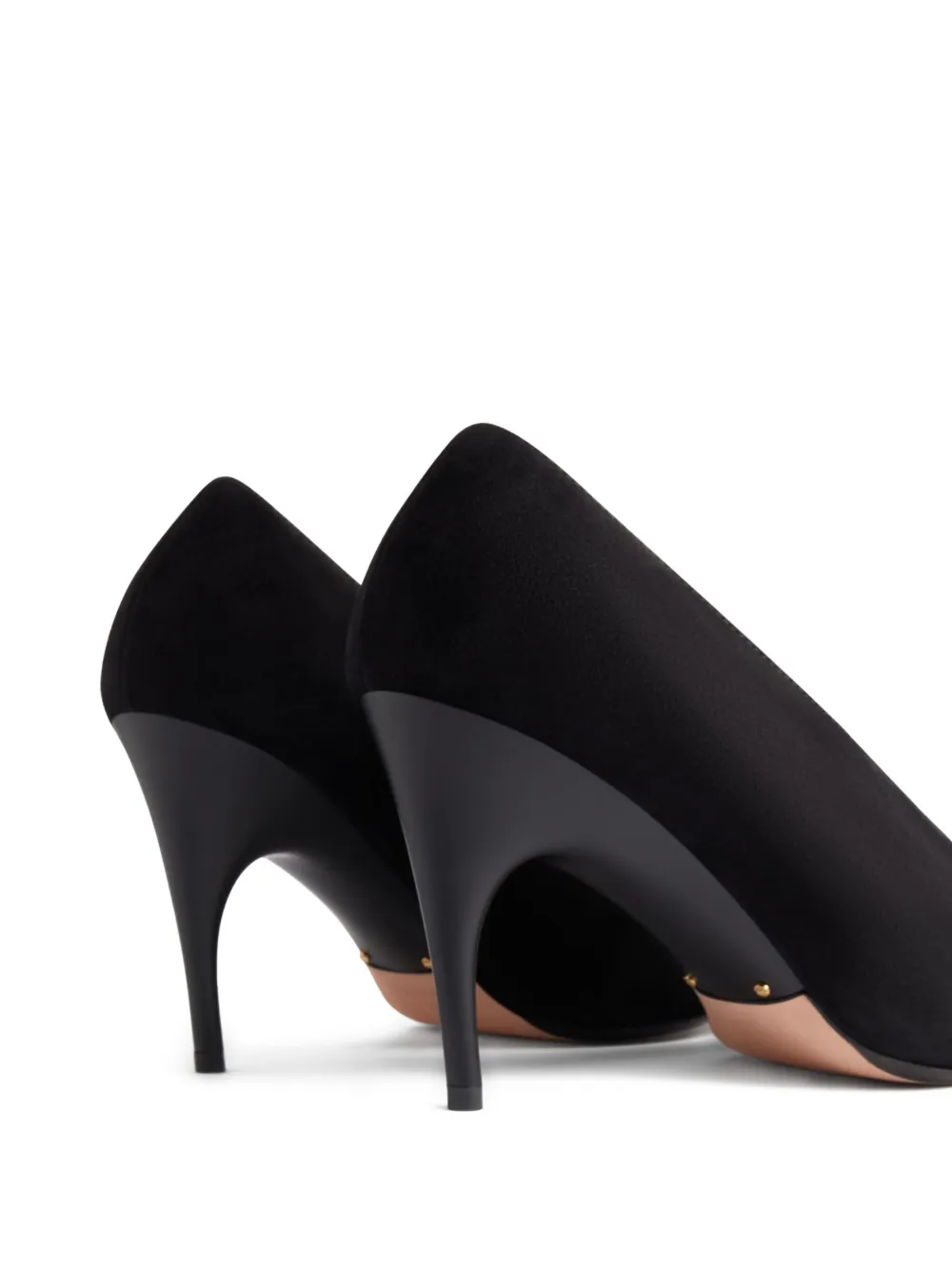 Balenciaga Duchesse pumps met V-hals Zwart