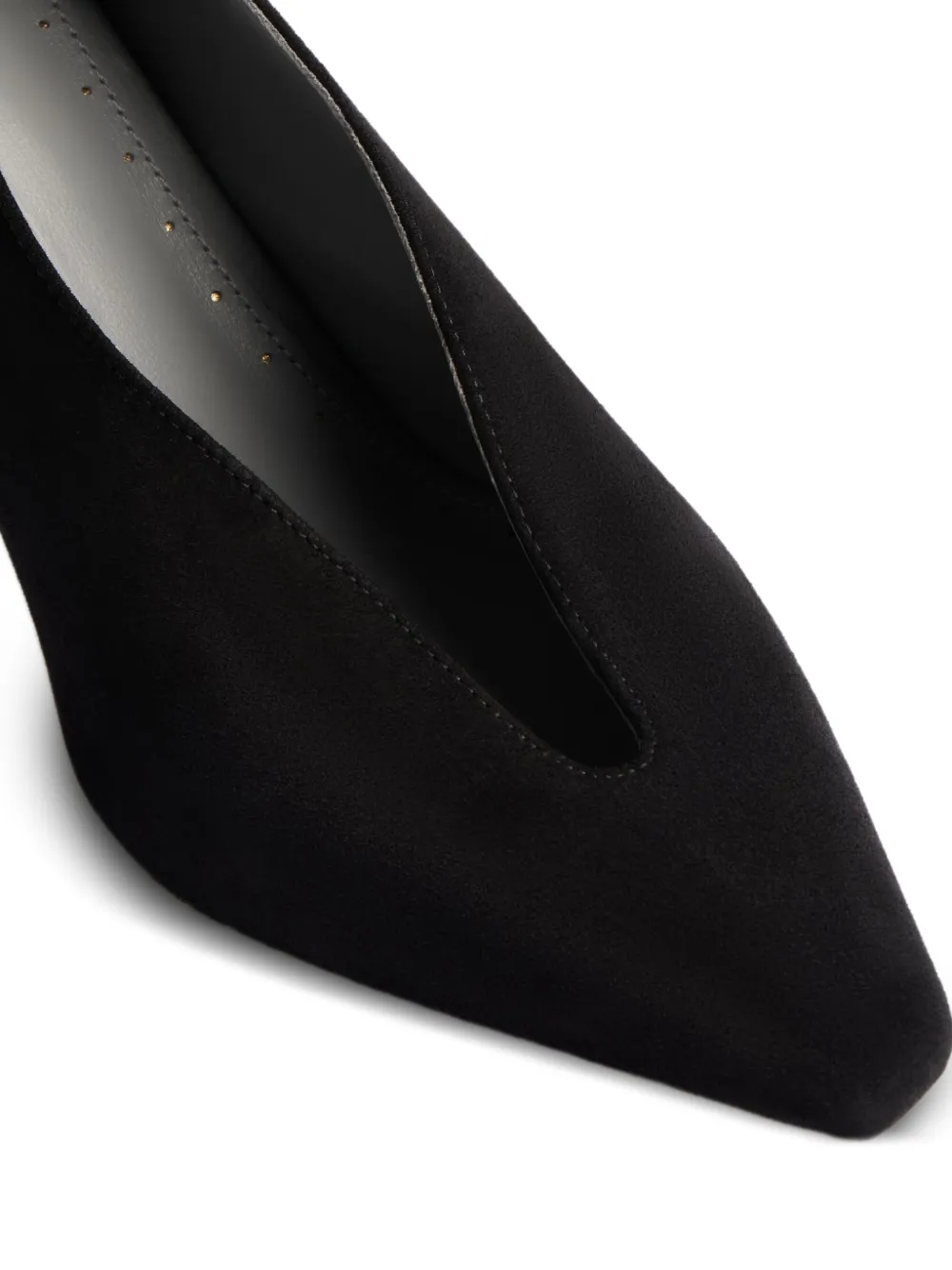 Balenciaga Duchesse pumps met V-hals Zwart
