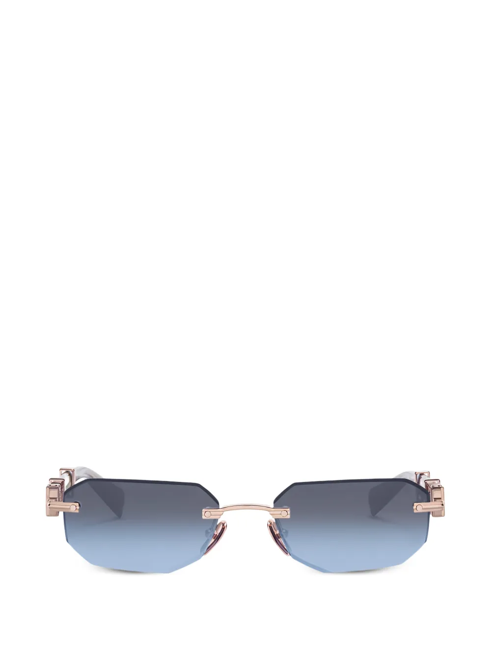 Balmain Arcade geometric-frame sunglasses - Rosa