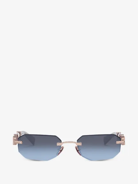 Balmain Eyewear 아케이드 기하학 프레임 선글라스