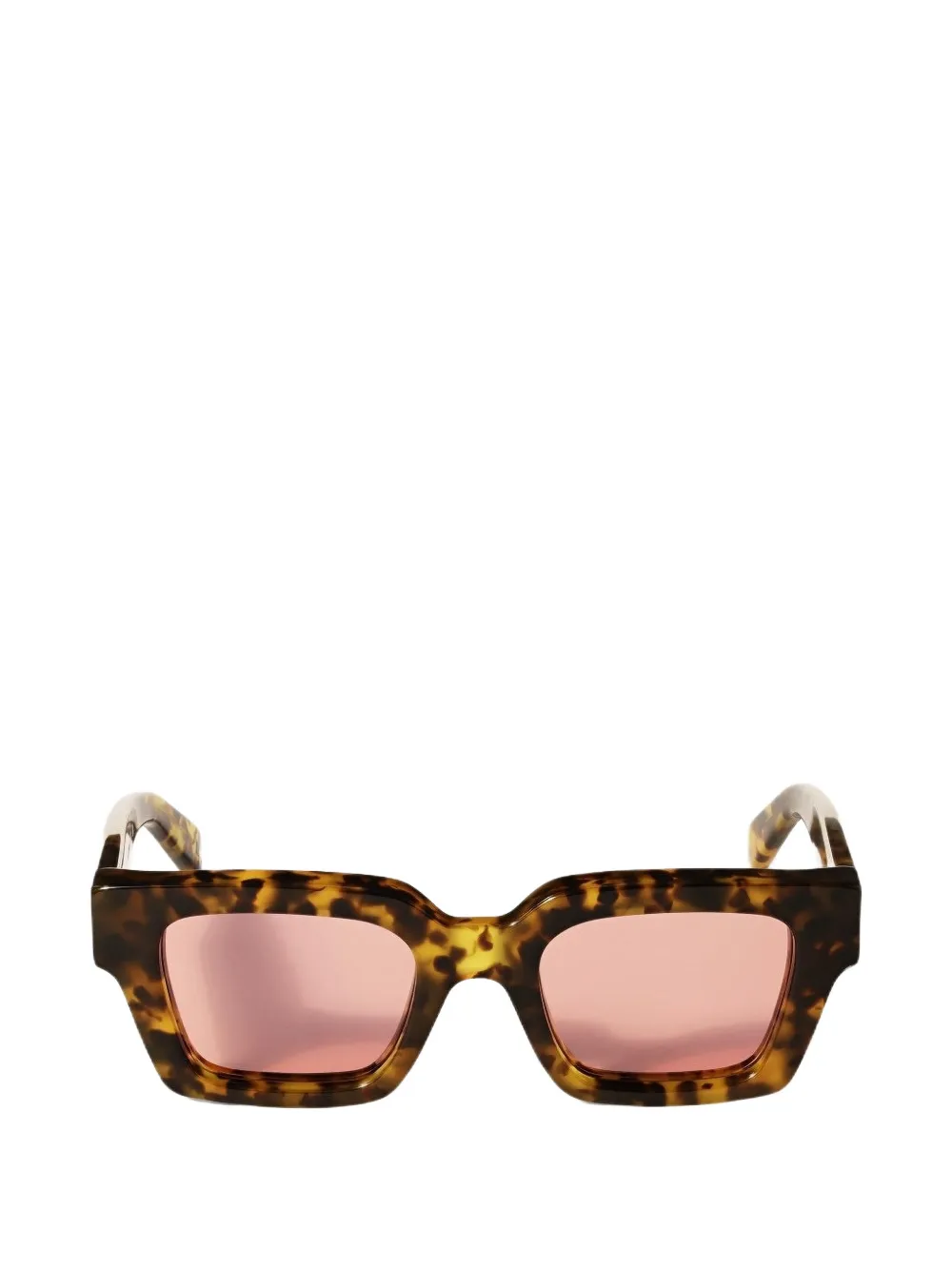 Off-White Eyewear Virgil tortoiseshell-effect sunglasses - Marrone