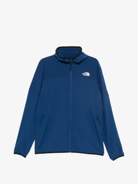 The North Face logo-print hooded jacket