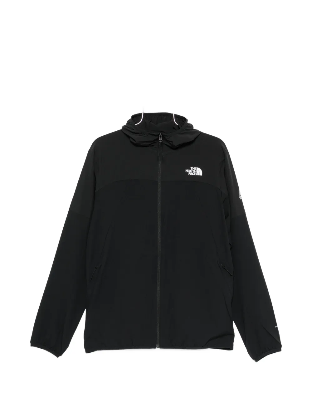 The North Face 로고 프린트 후드 재킷 | 블랙 | Image 1