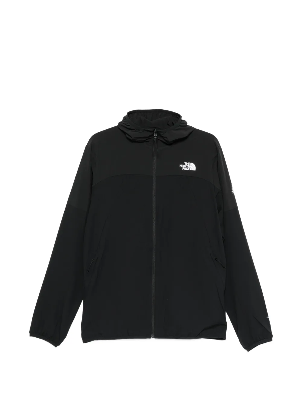 The North Face logo-print hooded jacket - Nero
