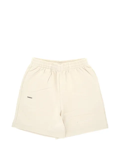 Pangaia logo-print elasticated shorts