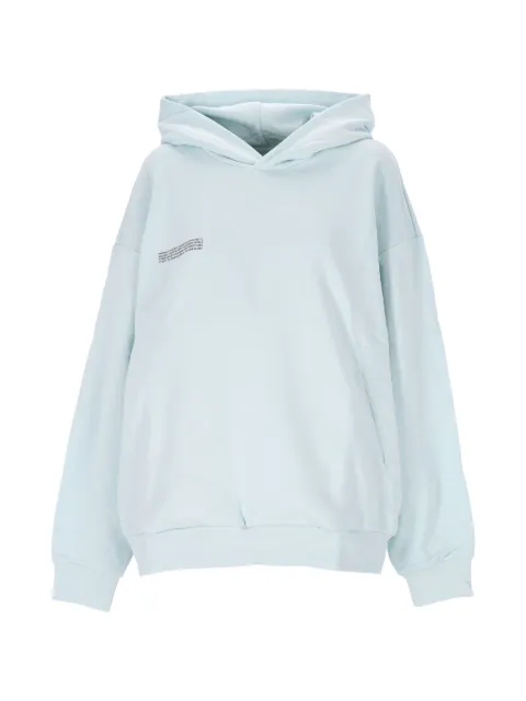 Pangaia hoodie con texto estampado