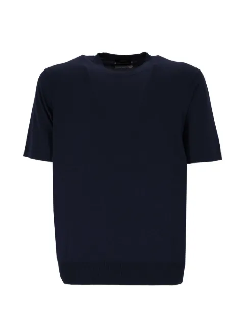 Hosio short-sleeve knitted T-shirt