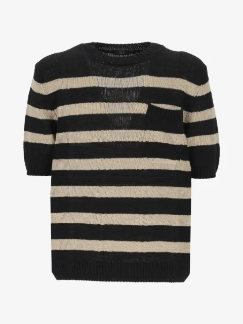 Hosio striped short-sleeve T-shirt