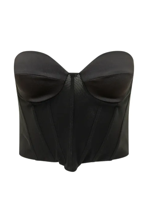 ACTUALEE strapless boned bustier top