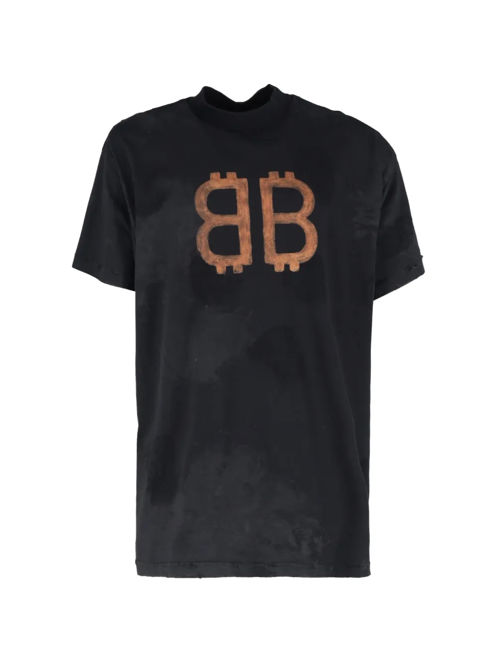 Balenciaga Pre-Owned 2023 Crypto oversized T-shirt - Nero
