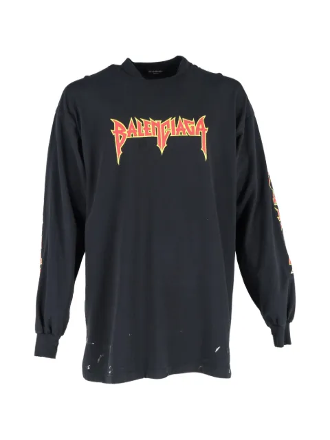 Balenciaga Pre-Owned 2023 logo-detail T-shirt