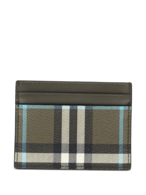 Burberry Pre-Owned checked leather card holder