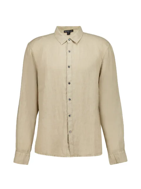 James Perse long-sleeve linen shirt