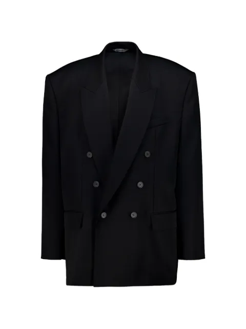 Balenciaga double-breasted wool-gabardine jacket