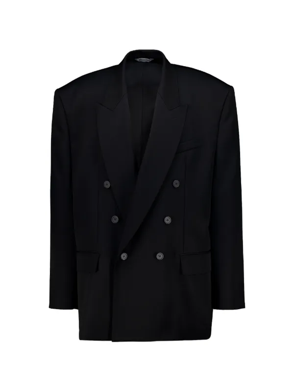 Balenciaga Too Far Tailored Jacket in Black