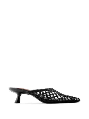 Y/Project x Melissa 40mm Court Mules | Black | FARFETCH