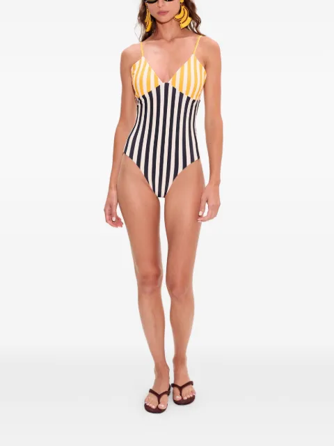Simon Miller Behati striped swimsuit