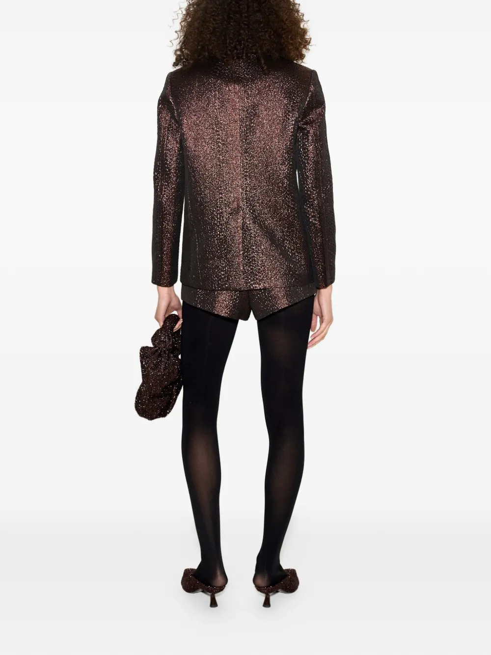 Simon Miller Fleur metallic shorts Bruin