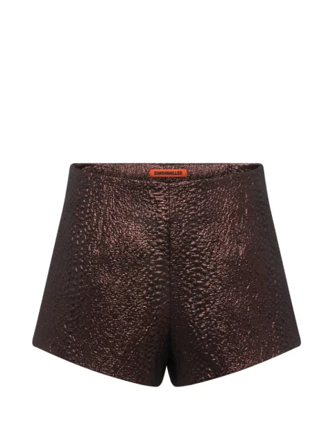 Simon Miller Fleur metallic mini shorts