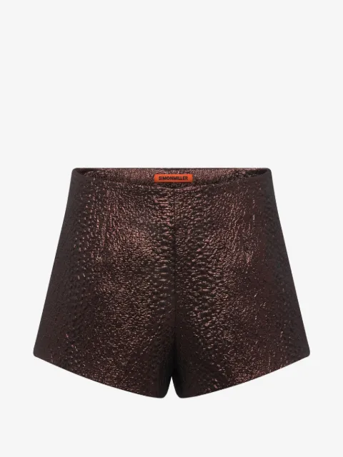 Simon Miller Fleur metallic mini shorts
