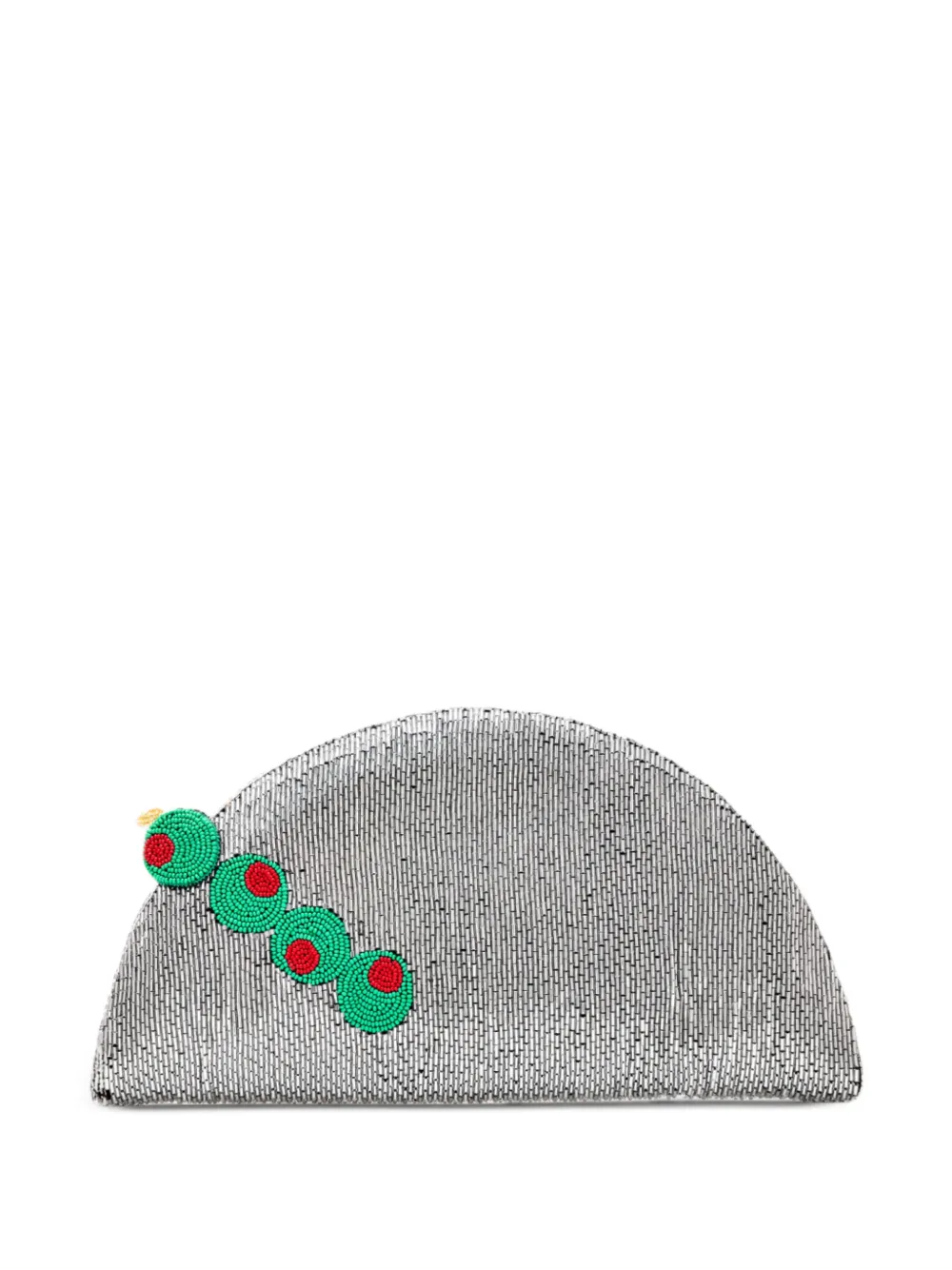 Simon Miller Lune beaded clutch bag - Argento