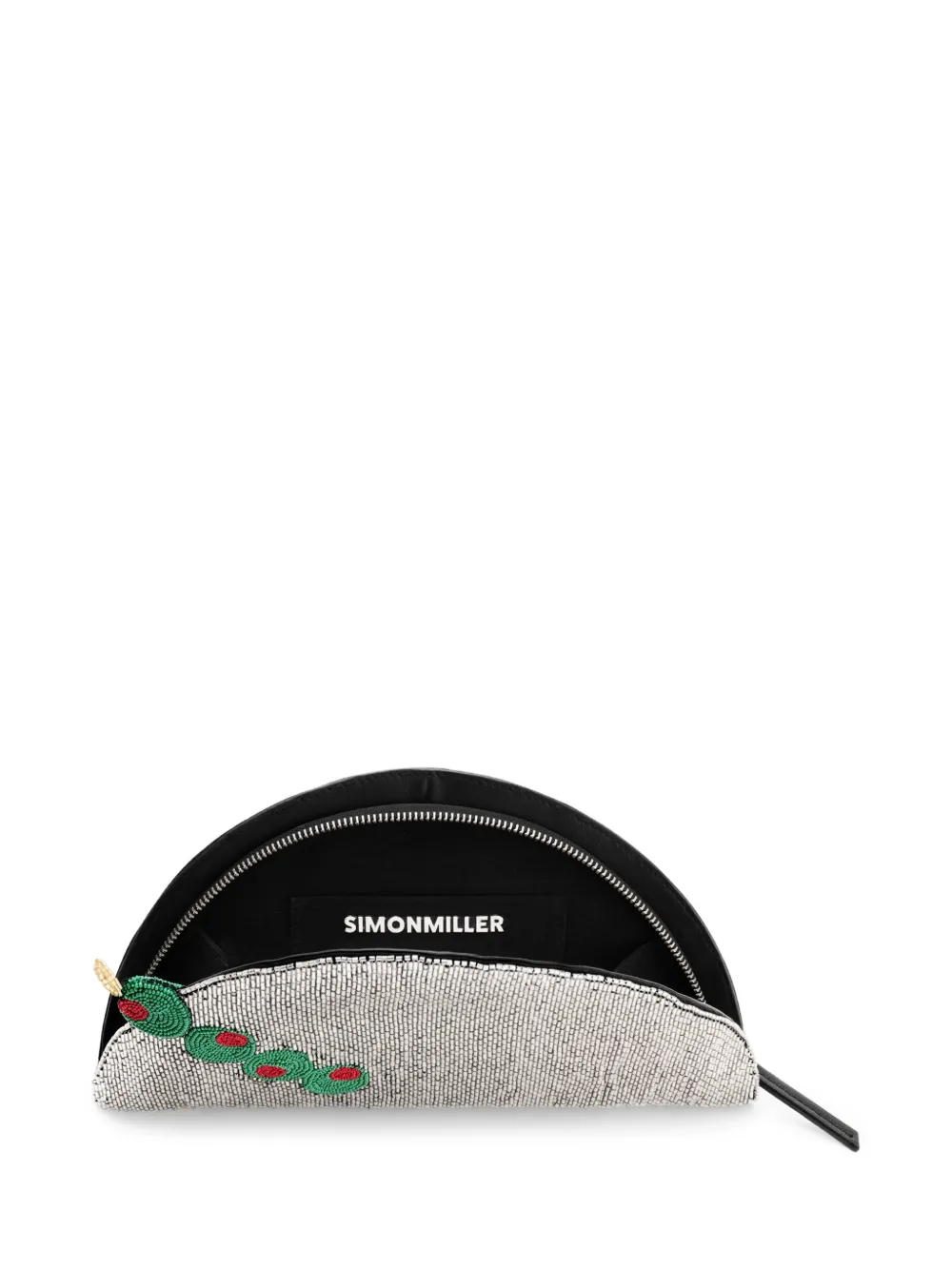 Simon Miller Lune clutch met kralen Zilver