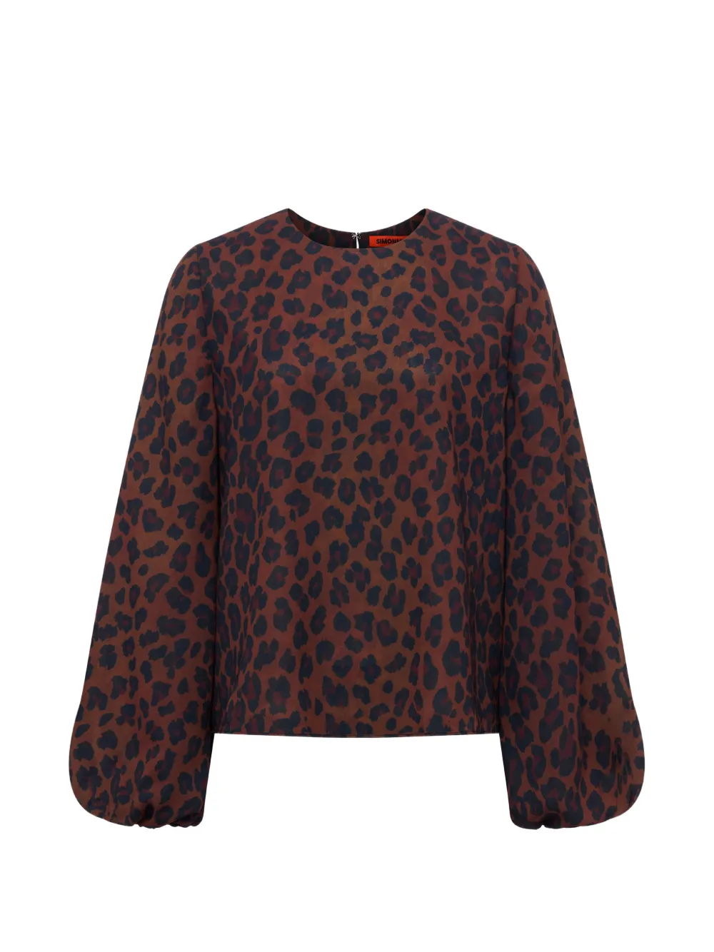 Simon Miller Joplin top met luipaardprint Bruin