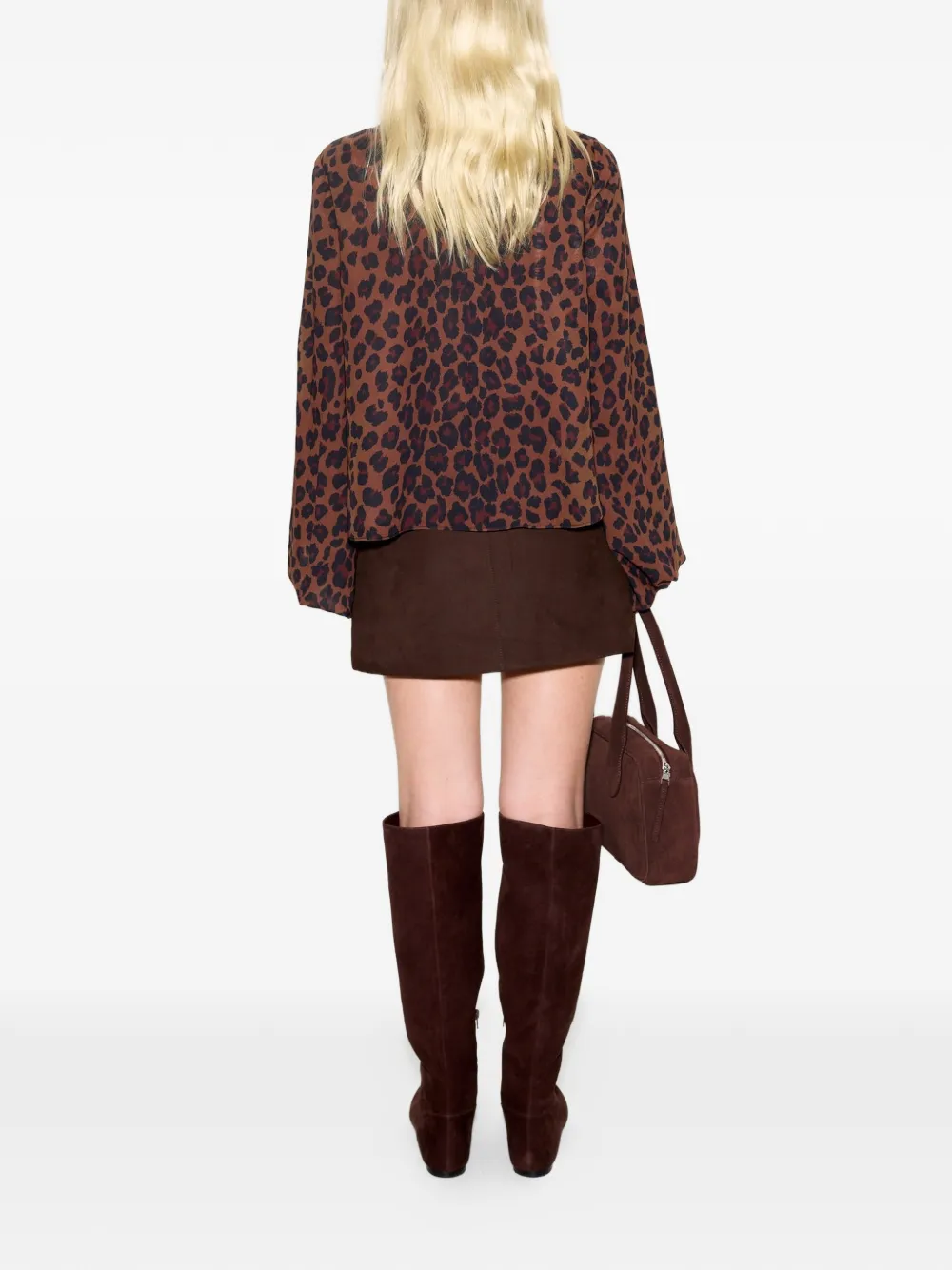 Simon Miller Joplin top met luipaardprint Bruin