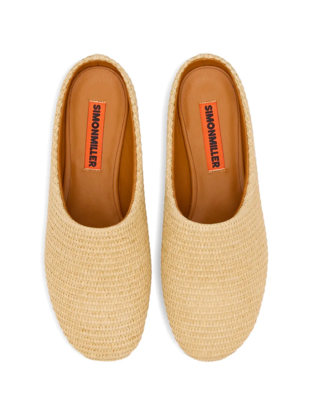 Simon Miller Riad raffia mules Beige