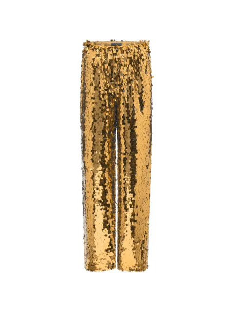 Simon Miller Nella sequin-embellished wide-leg trousers