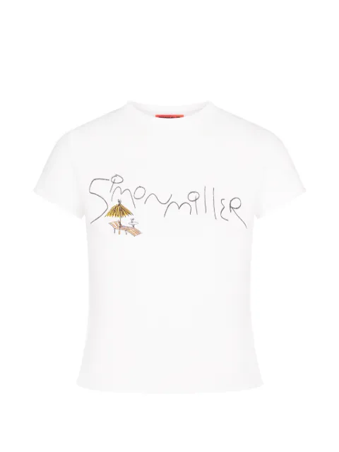 Simon Miller Beach logo-graphic cotton T-shirt