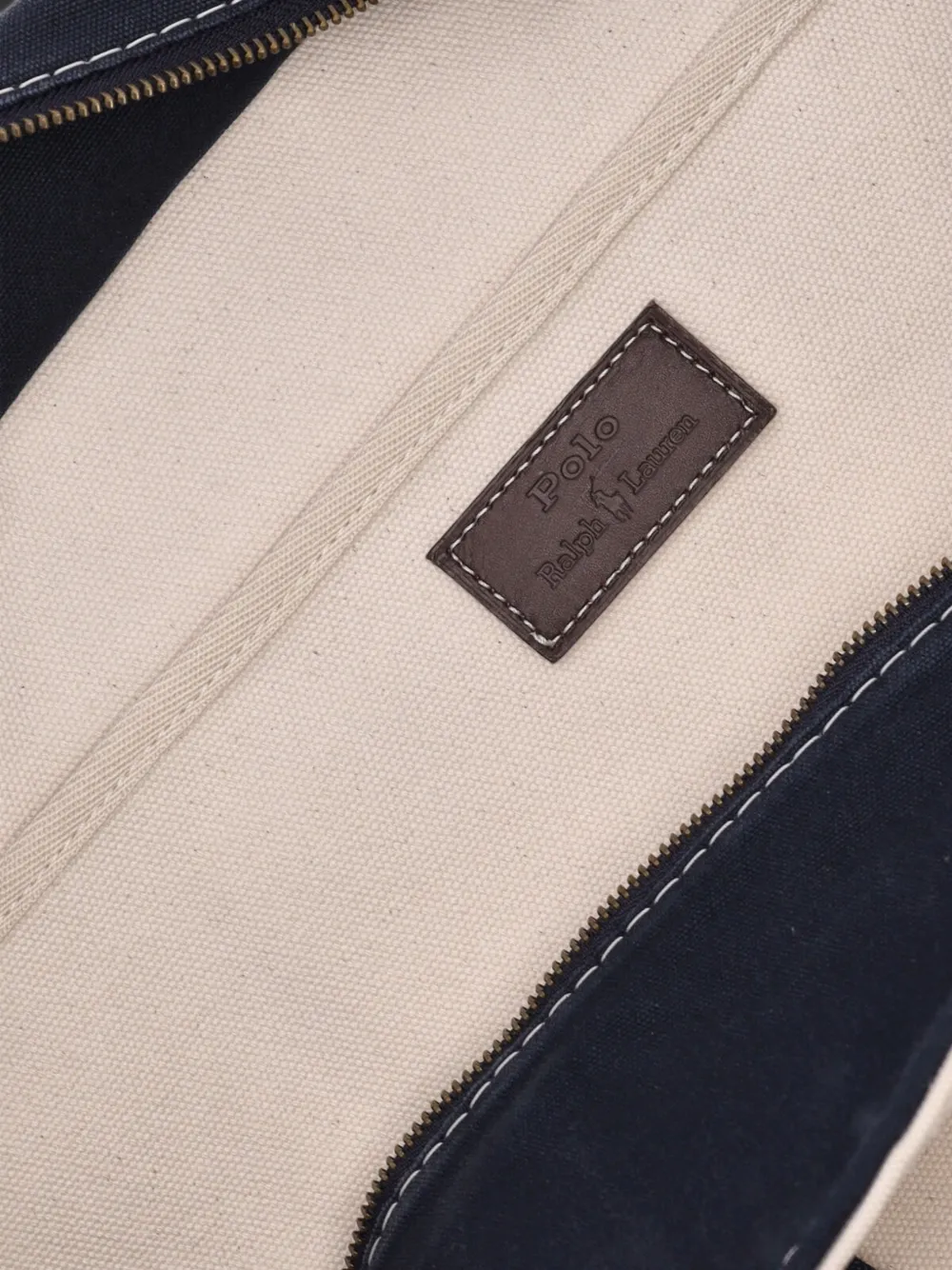 Polo Ralph Lauren Big Pony canvas shopper Beige