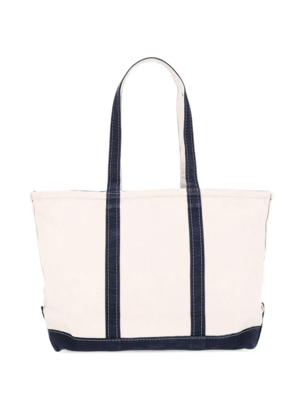 Polo Ralph Lauren Big Pony canvas shopper Beige