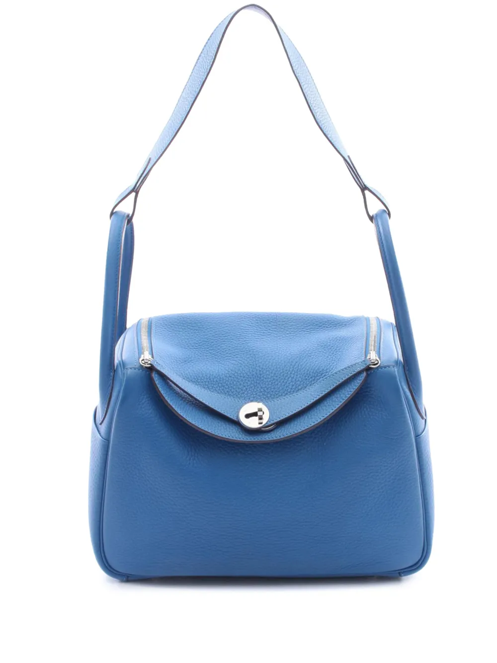 Hermès Pre-Owned 2012 Clemence Lindy 30 shoulder bag - Blau